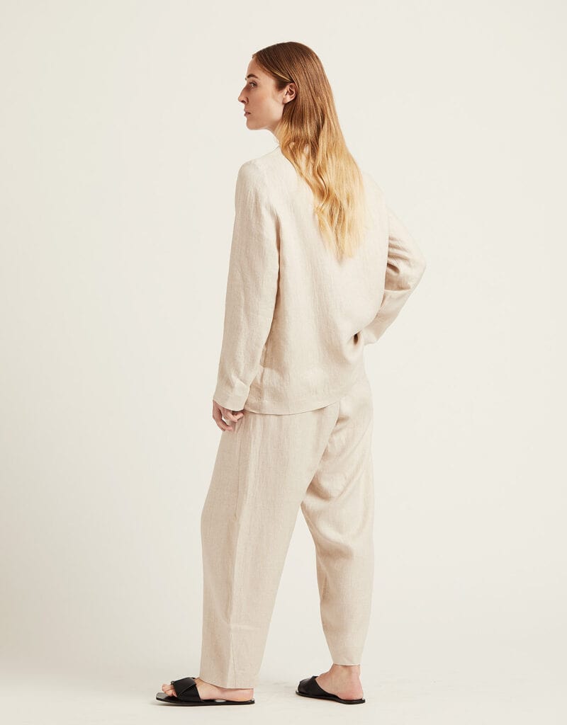 Vacant Blazer Natural Linen - Image 4