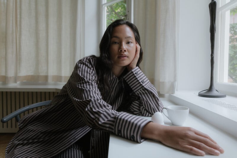 Bold Shirt Blush Stripe - Image 3