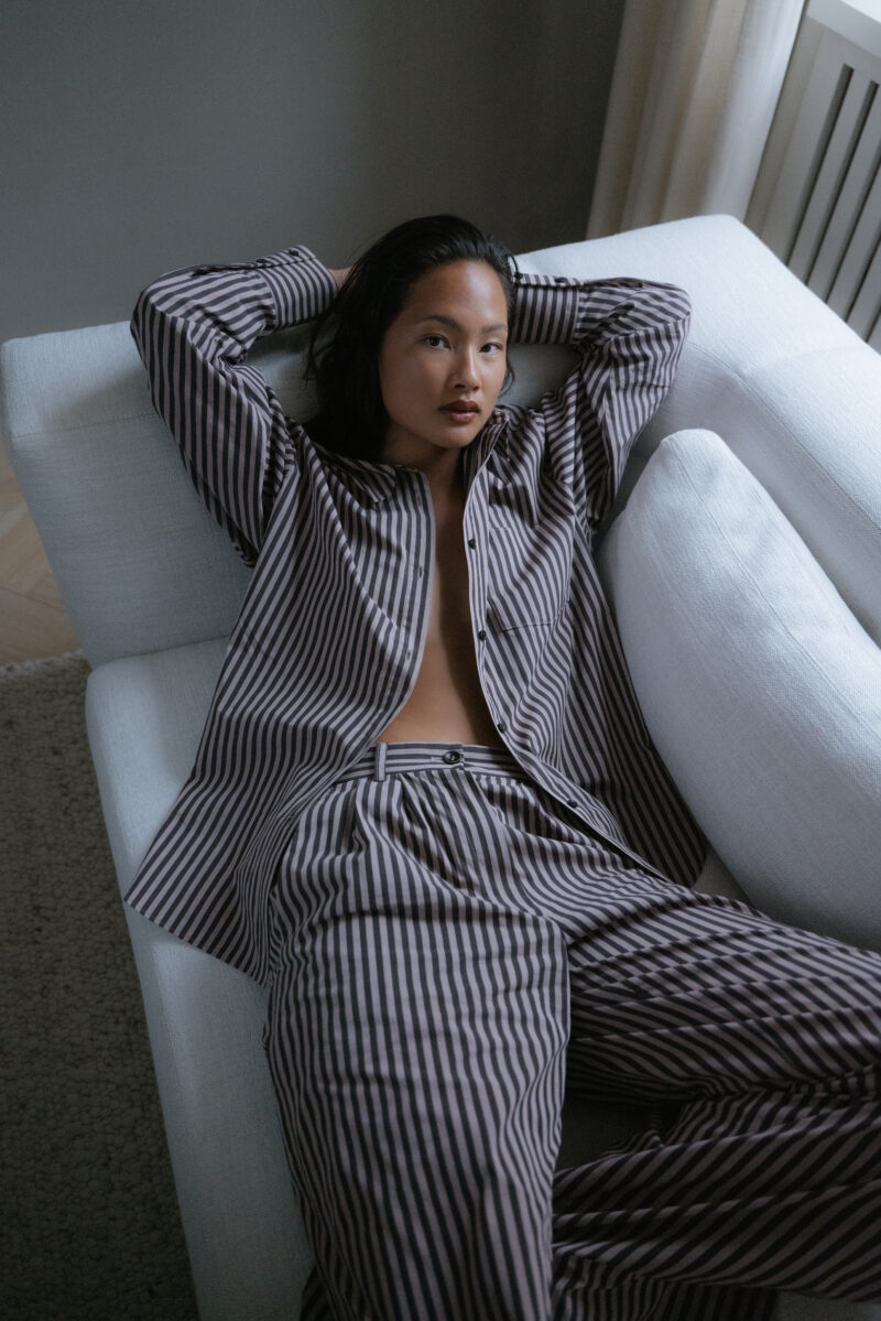 Bold Shirt Blush Stripe - Image 1