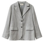 Cloud Blazer Linne Stripe