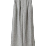 Drömmiga byxor i linne med ränder