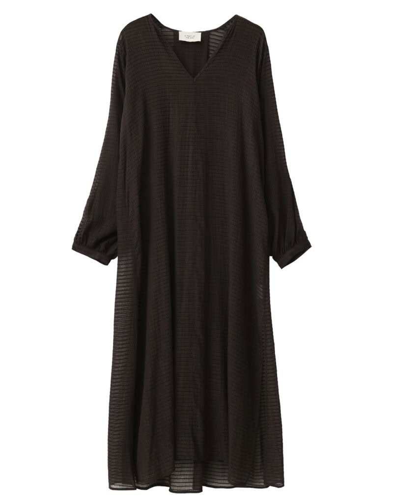 Horizon Dress Sheer Stripe - Image 1