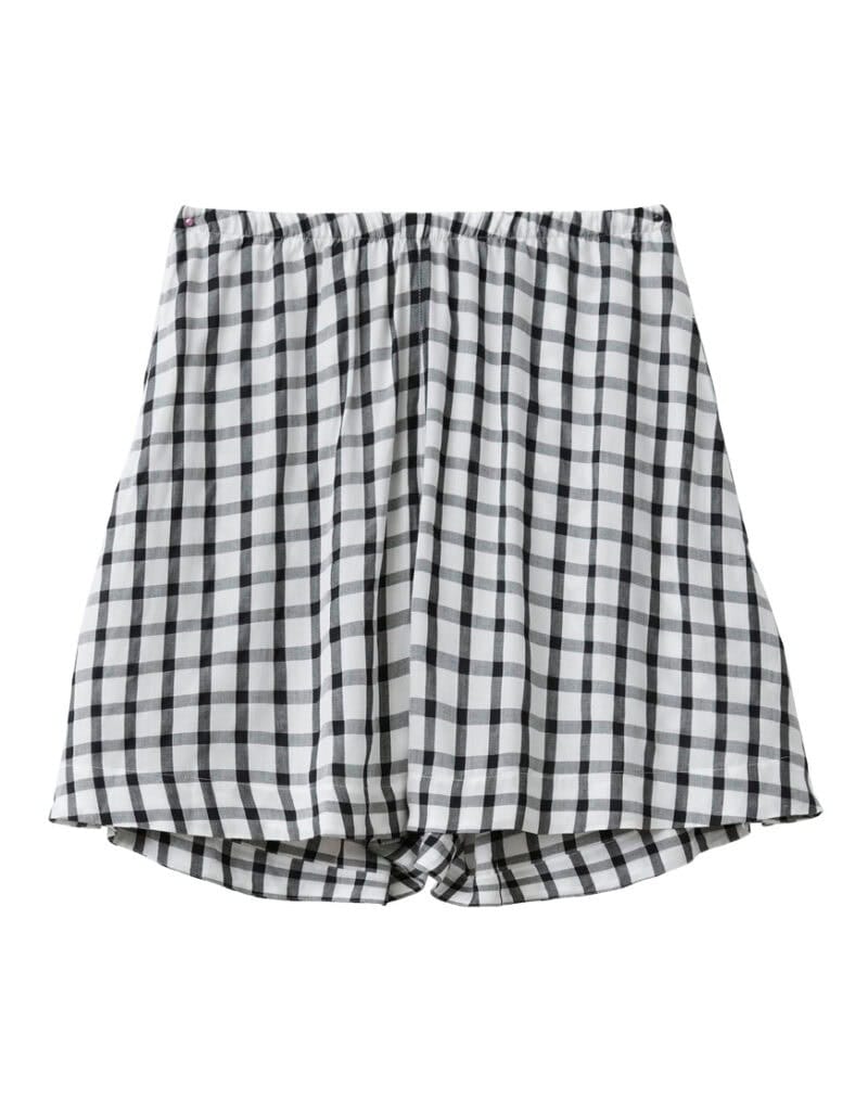 Allure Shorts Soft Tencel Check - Image 1