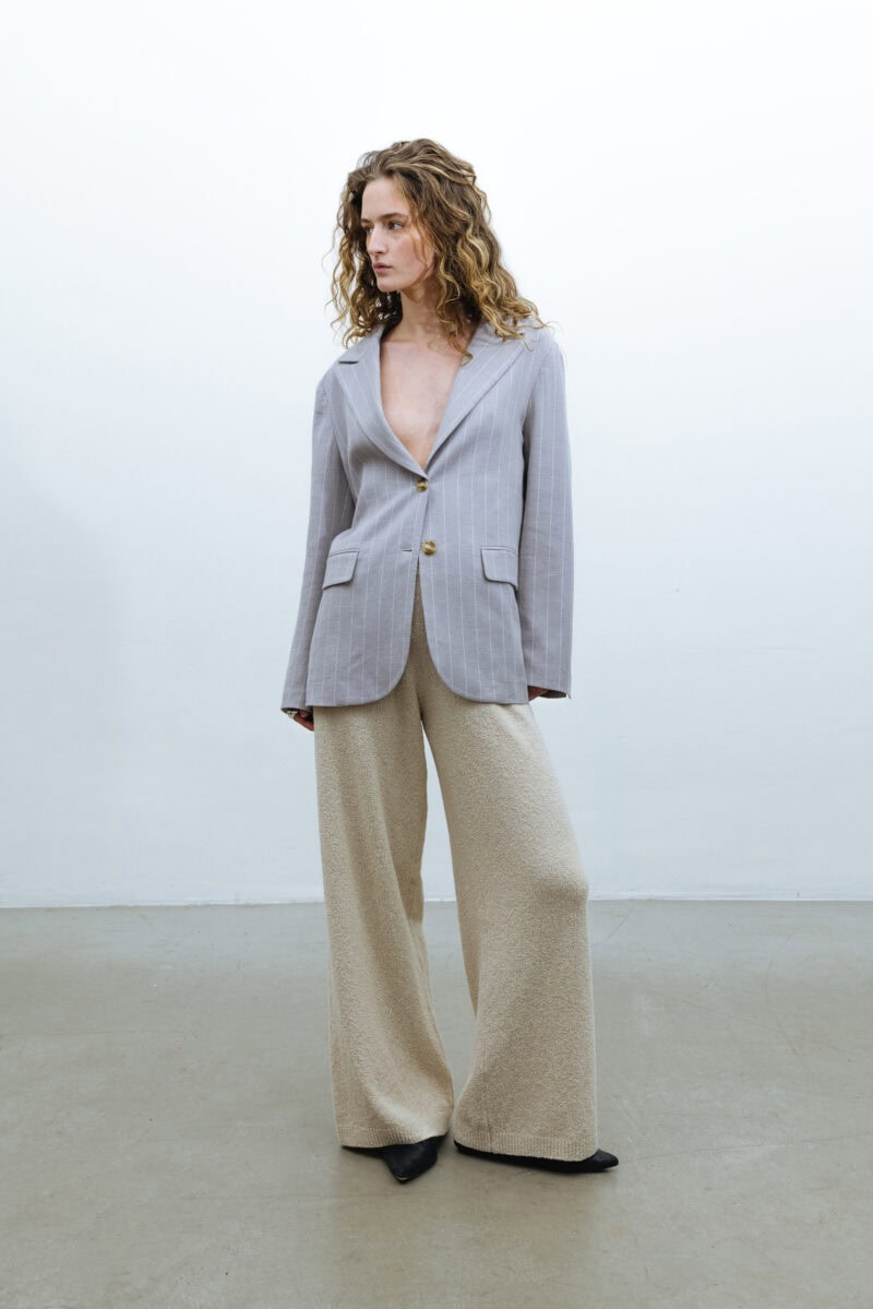 Dagliga stickade byxor – Bild 1