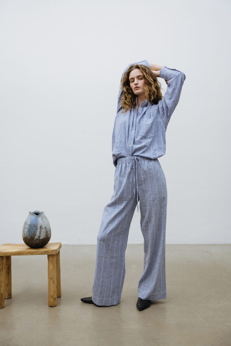 Vacant Pants Denim Stripe - Image 1