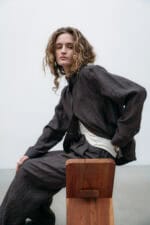 Solange Shirt Ash Brown - Image 2