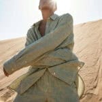 Breezy Shirt Khaki and White Stripe - Image 2