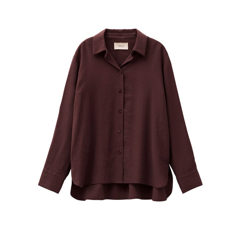 Daily Shirt Deep Plum - Image 1