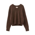 Daily V-Neck Chocolate Brown Melange - Image 5