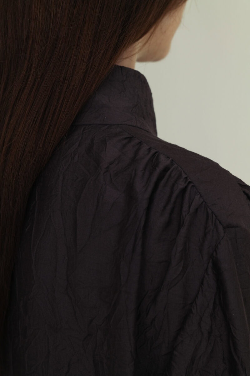 Solange Shirt Ash Brown - Image 5