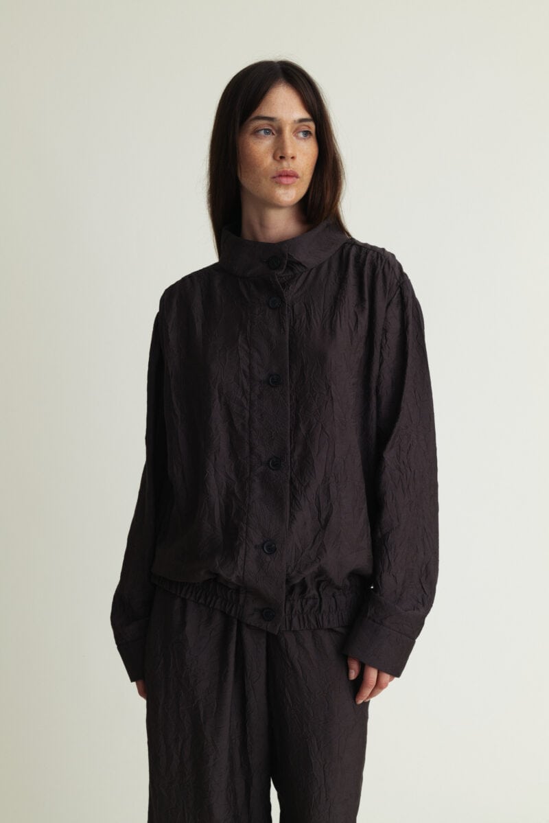 Solange Shirt Ash Brown - Image 1