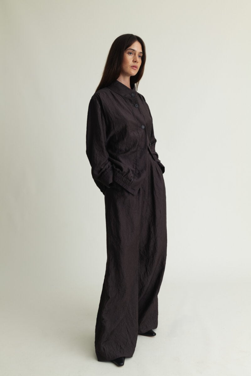 Solange Shirt Ash Brown - Image 2