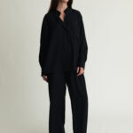 Airy Shirt Lyocell Black