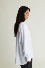 Airy Shirt White Soft Modal - Image 4