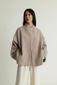 Cape Jacket Heavy Knit - Image 3