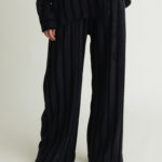 Vacant Pants Black Stripe