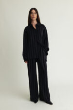Daily Shirt Black Stripe