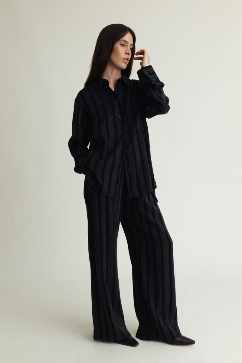 Daily Shirt Black Stripe - Image 2