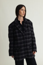 Form Blazer Jacket – Brushed Wool & Alpaca Check - Image 3