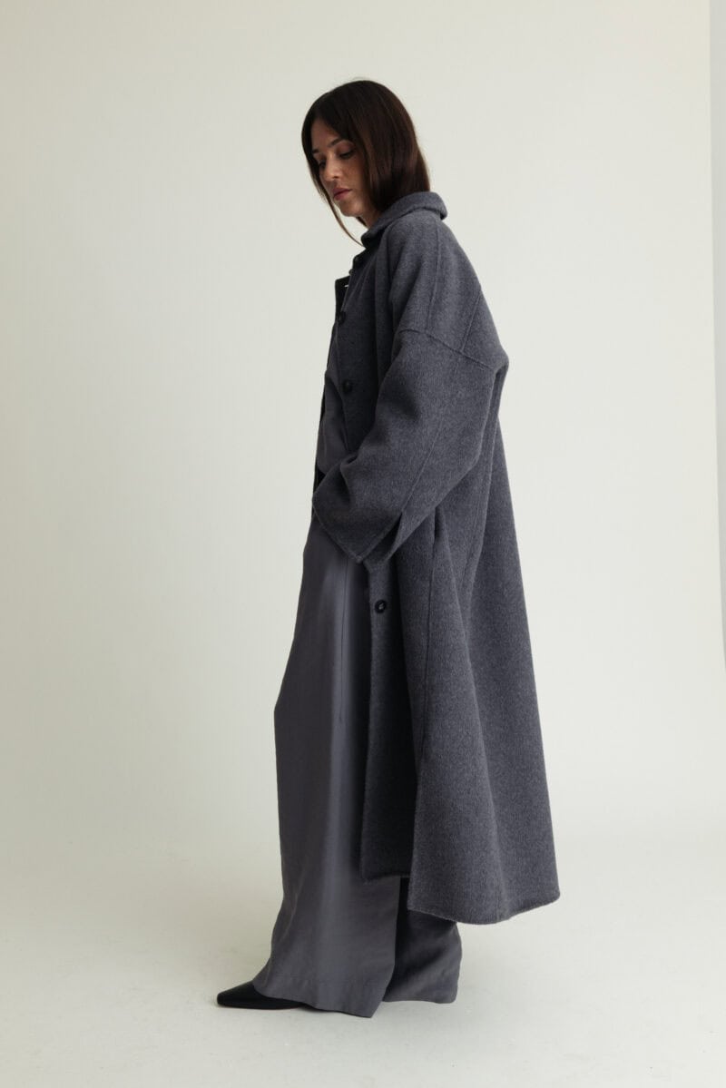 Lyric Coat Grey Melange - Image 2