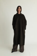 Lyric Coat Luxe Wool Forest Green - Image 4