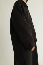 Lyric Coat Luxe Wool Forest Green - Image 3